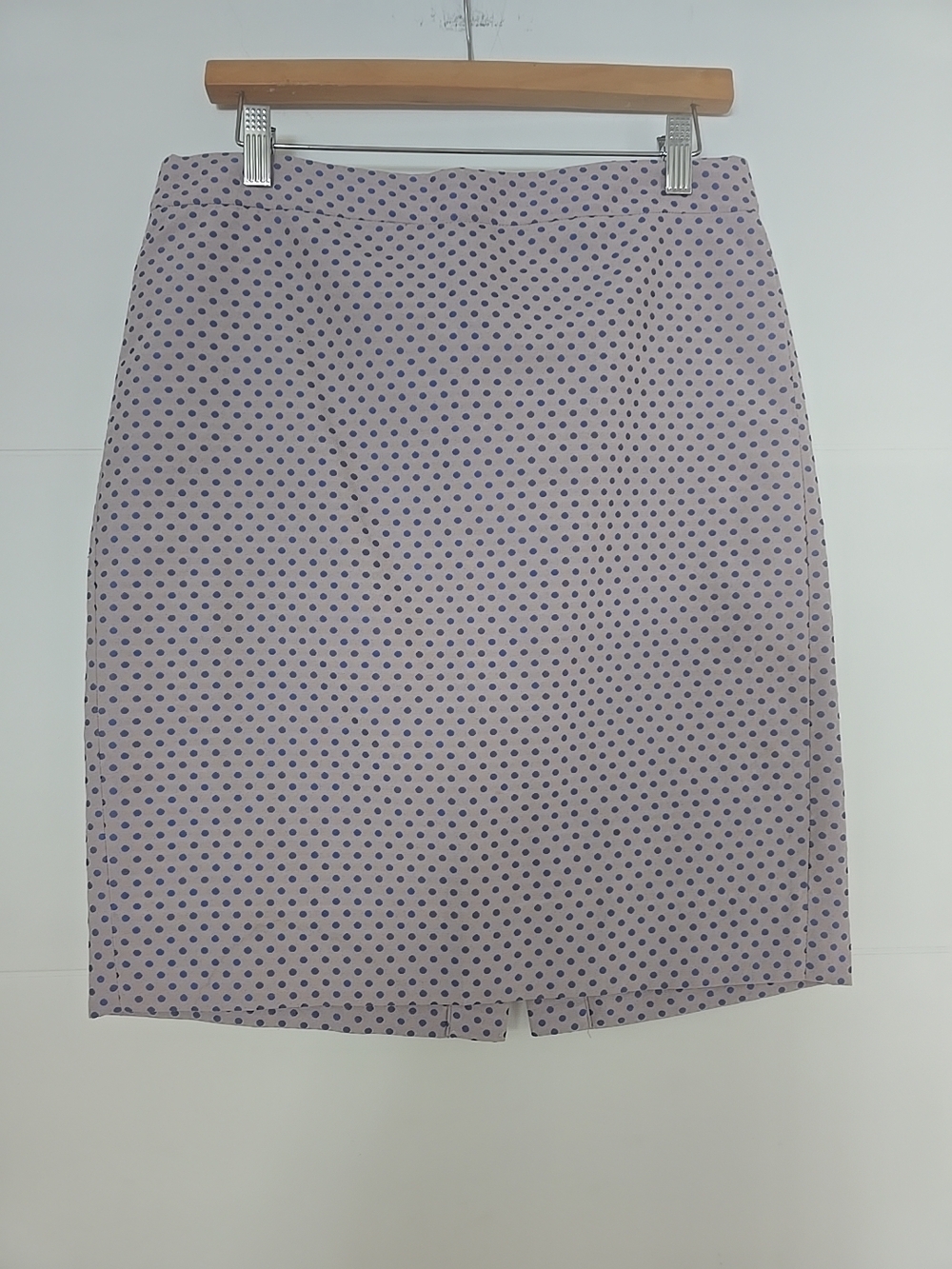 J. Crew "The Pencil Skirt" Polka Dot Knee-Length Skirt - Size 6